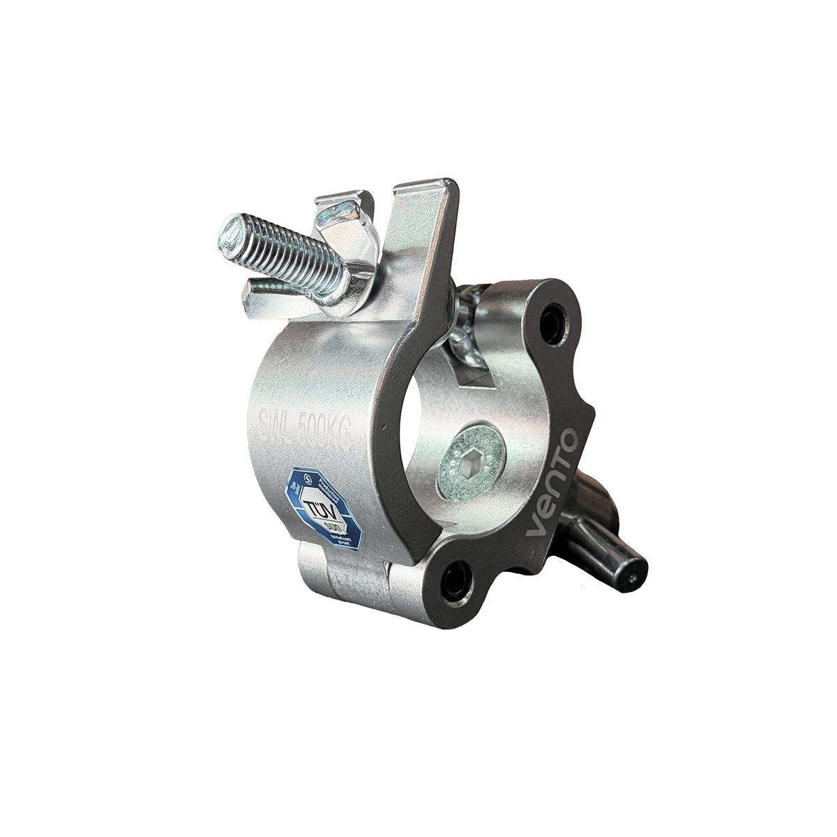 Abrazadera Clamp de Alta Carga Vento V-HC para Truss - Capacidad 500 kg Certificada TUV