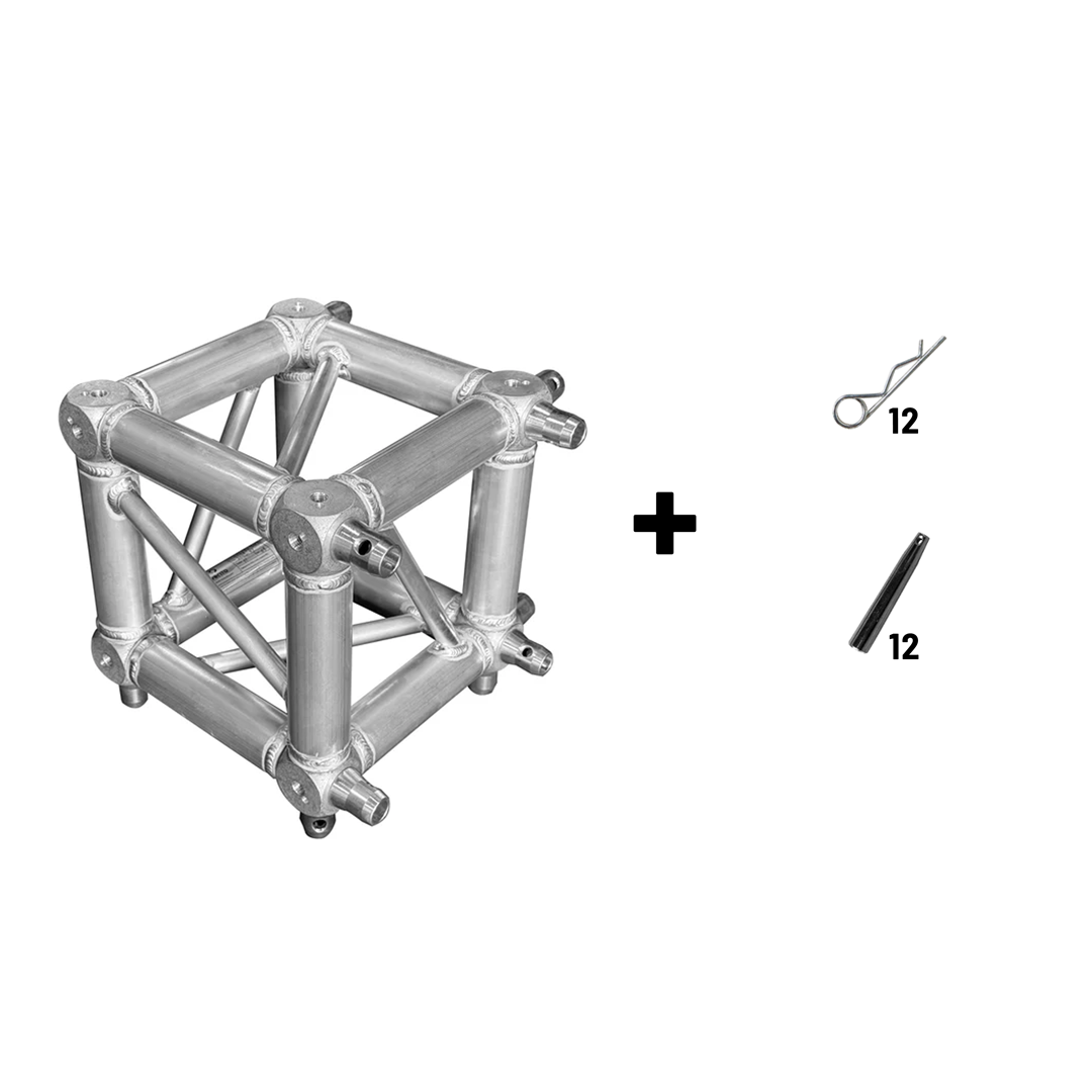 Cubo Vento de 6 Caras Para Truss Cuadrado De 290mm  VTS294BOX90