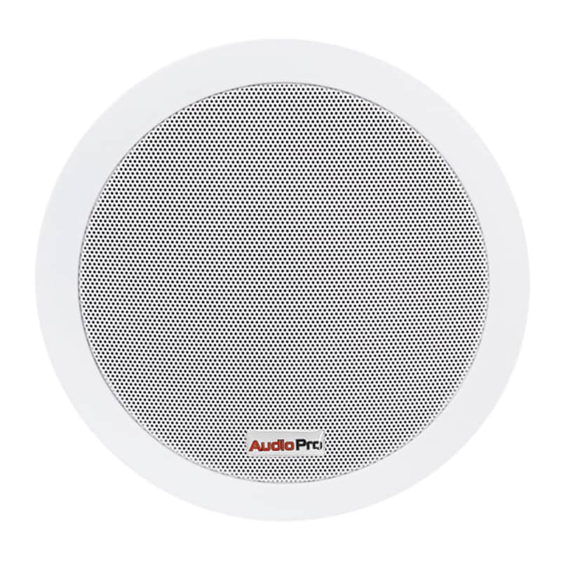 Bafle ambiental de empotrar ISP8 AudioPro de 8" blanco con transformador