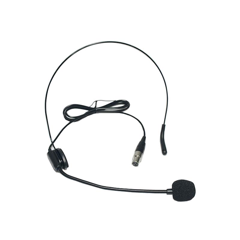 Micrófono de diadema color negro Heatset1 para el Emisor UHF Bodypack4 Vento para Receptor UHF Vento WM332 Receiver