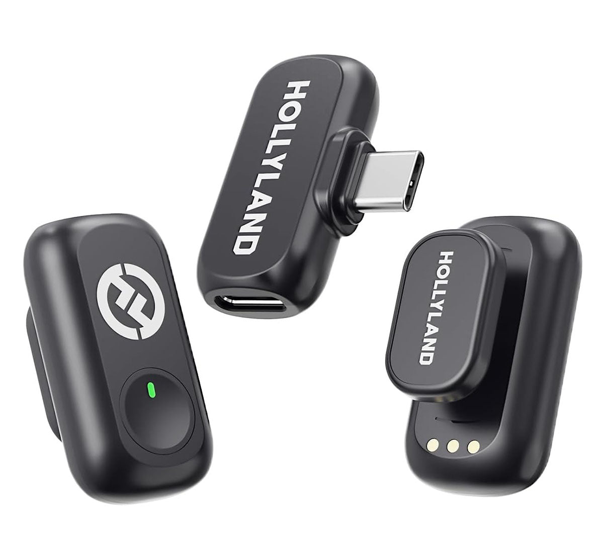 Sistema de Micrófonos Inalámbricos Hollyland Lark M1 Mini Duo (USB-C) – Audio Portátil para Celular y Creadores de Contenido