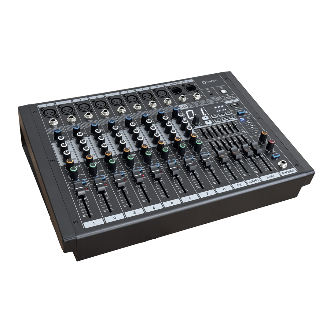 Mezclador de Audio Activo  8 Canales con Efectos Vento P-MW8X