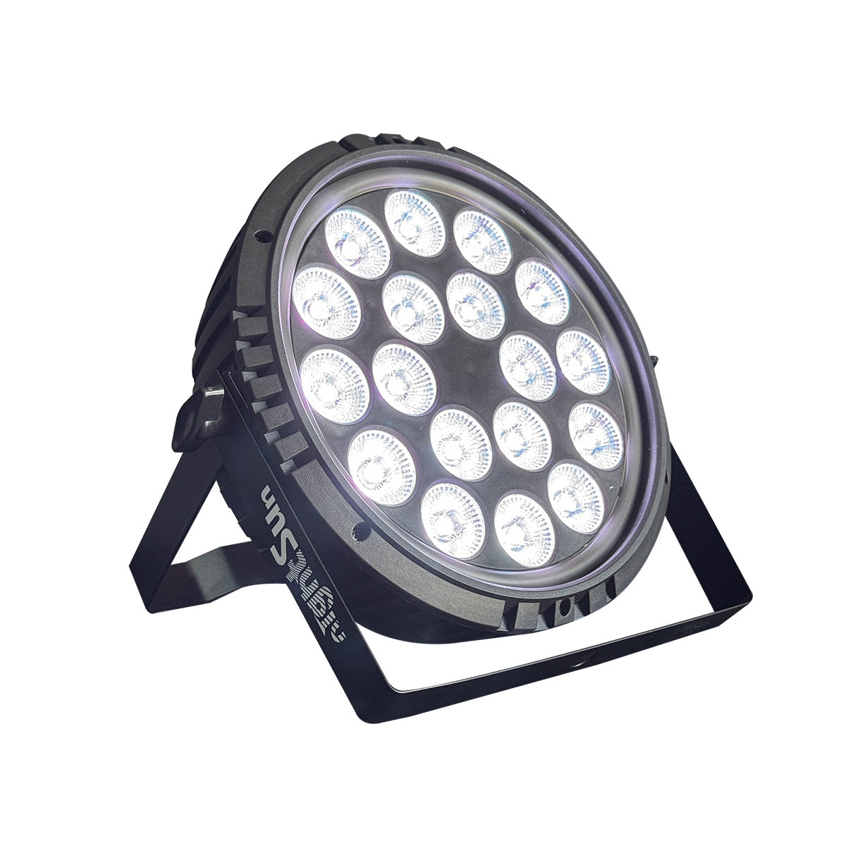 PAR LED SPC058 — 18x4W RGBWAP 6 en 1 con Tira LED