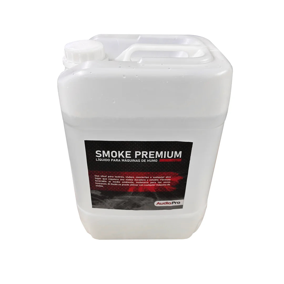 Galón de líquido AudioPro Smoke Premium para máquinas de humo profesionales