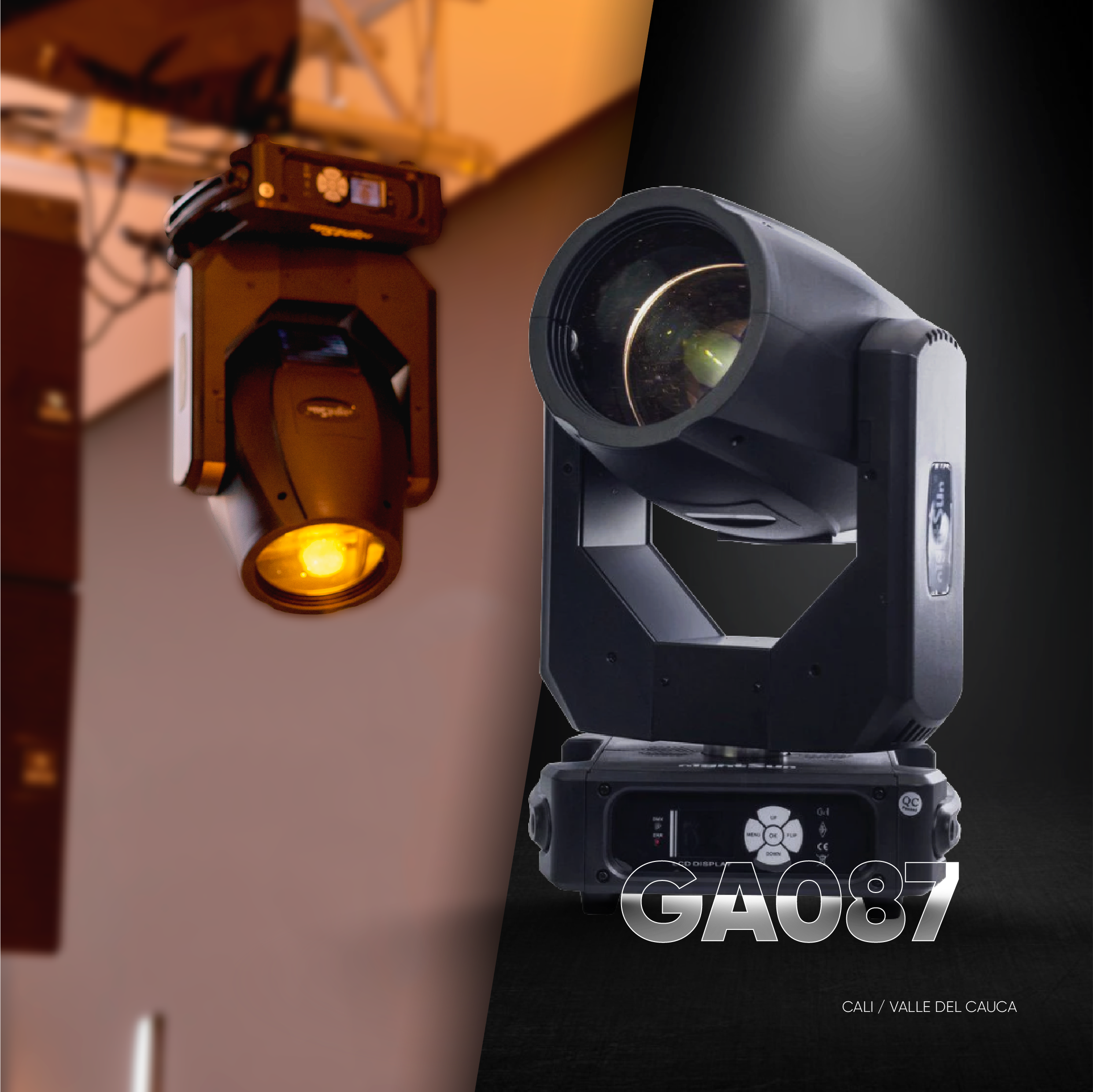 Cabeza Móvil 250W NightSun GA087