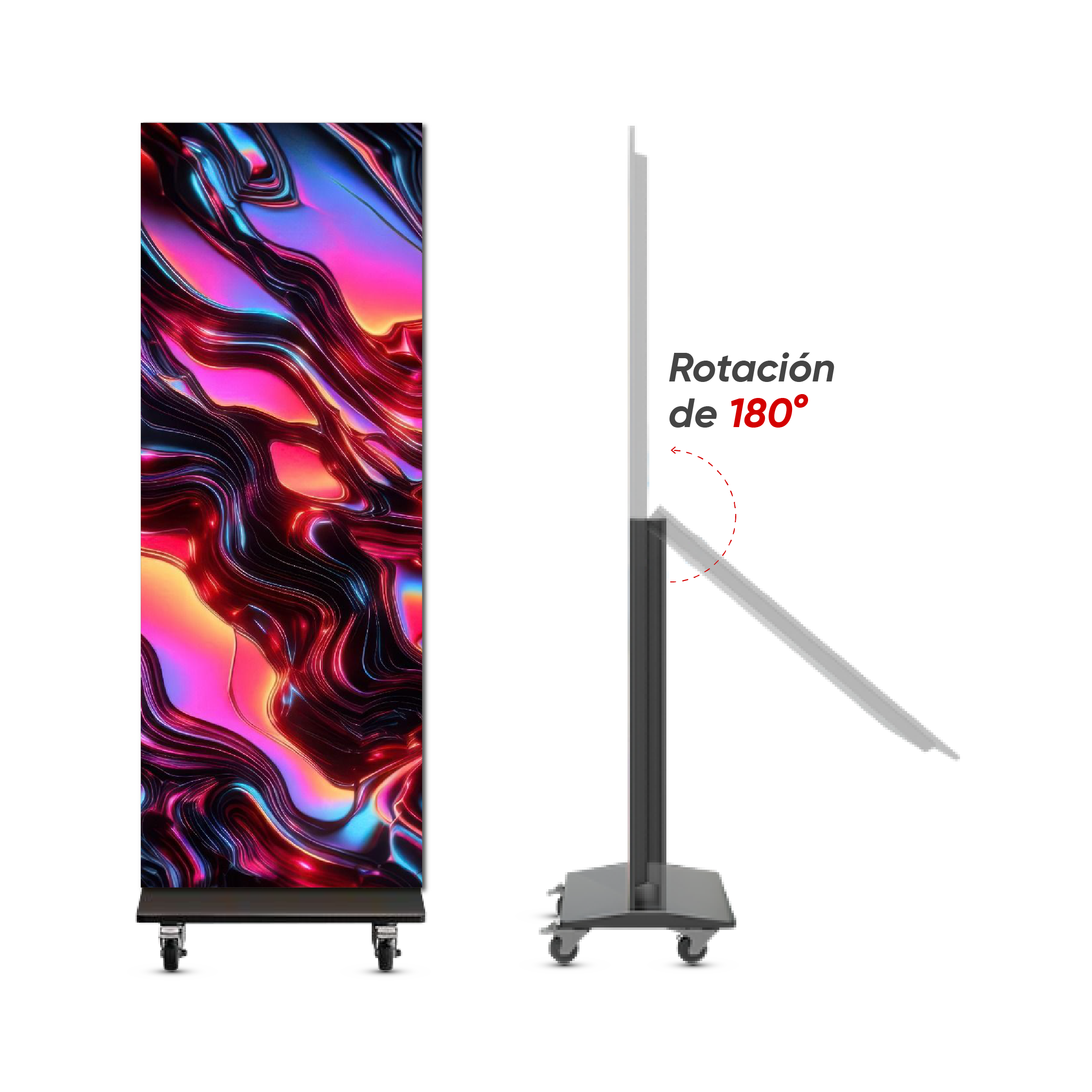 Advising P2.5 Poster LED Plegable