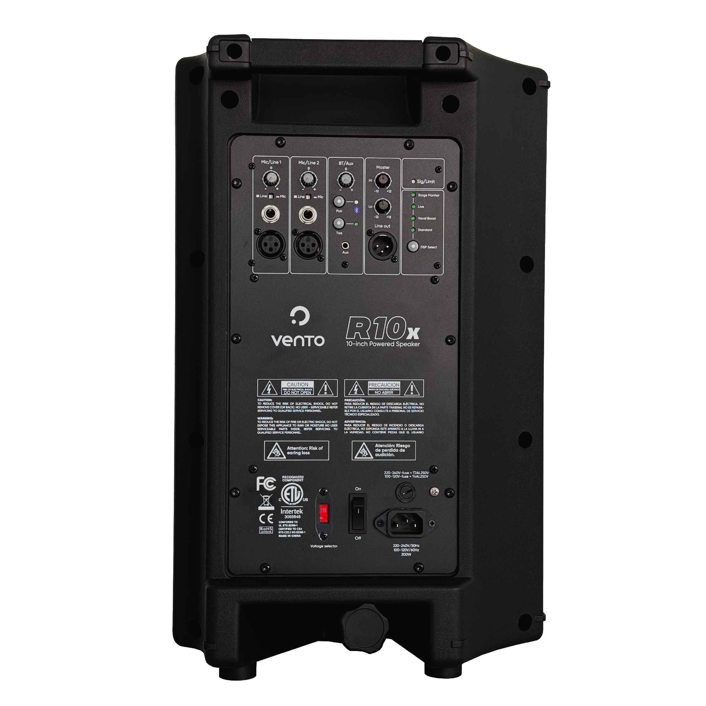 Cabina Activa Bluetooth 10 Pulgadas Vento R10x