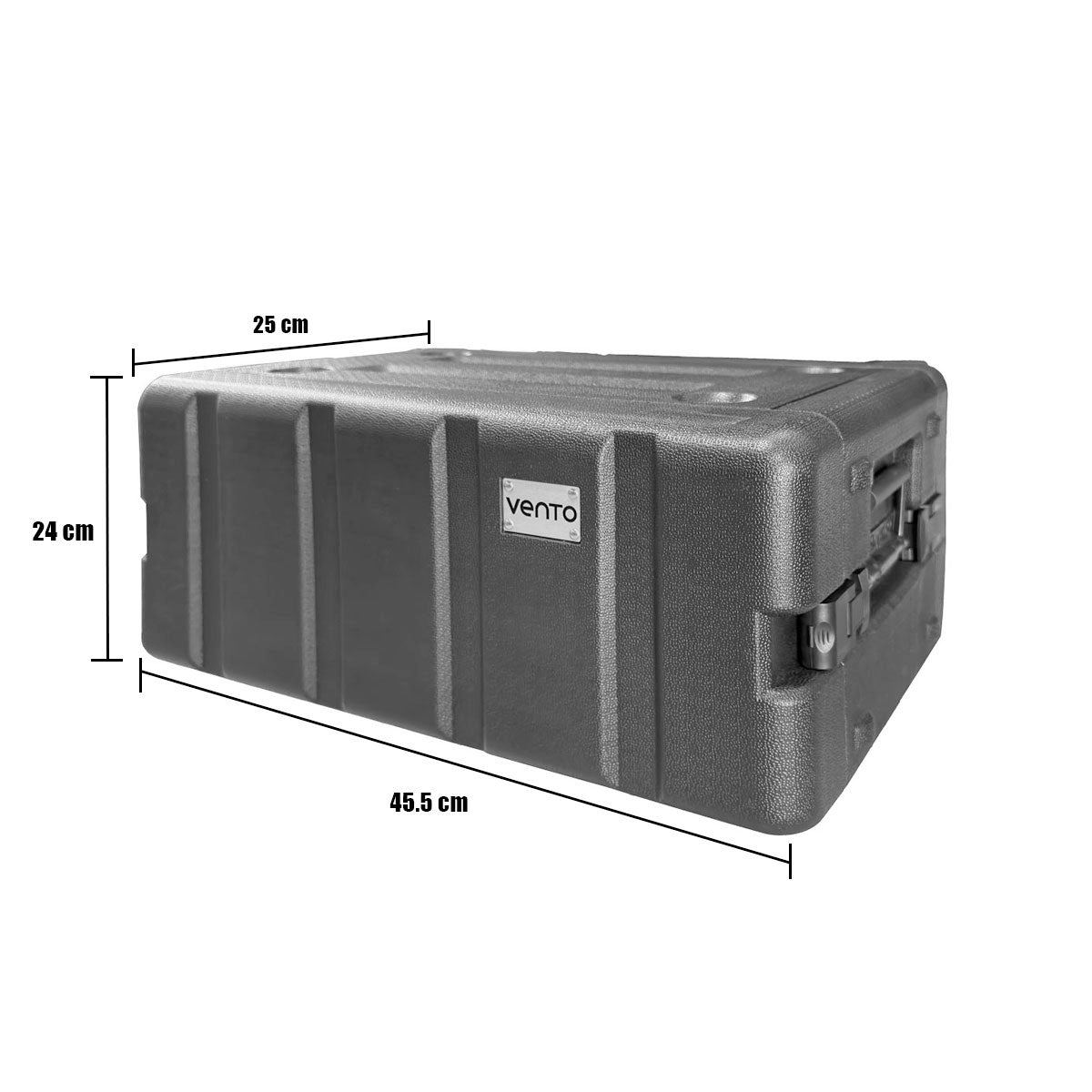Rack Case Vento 4U en Polietileno PE V-PRO4US – Doble Tapa Profesional