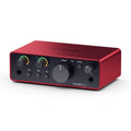 Interfaz de Audio Focusrite Scarlett Solo Roja 4ra Generación