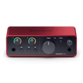 Interfaz de Audio Focusrite Scarlett Solo Roja 4ra Generación