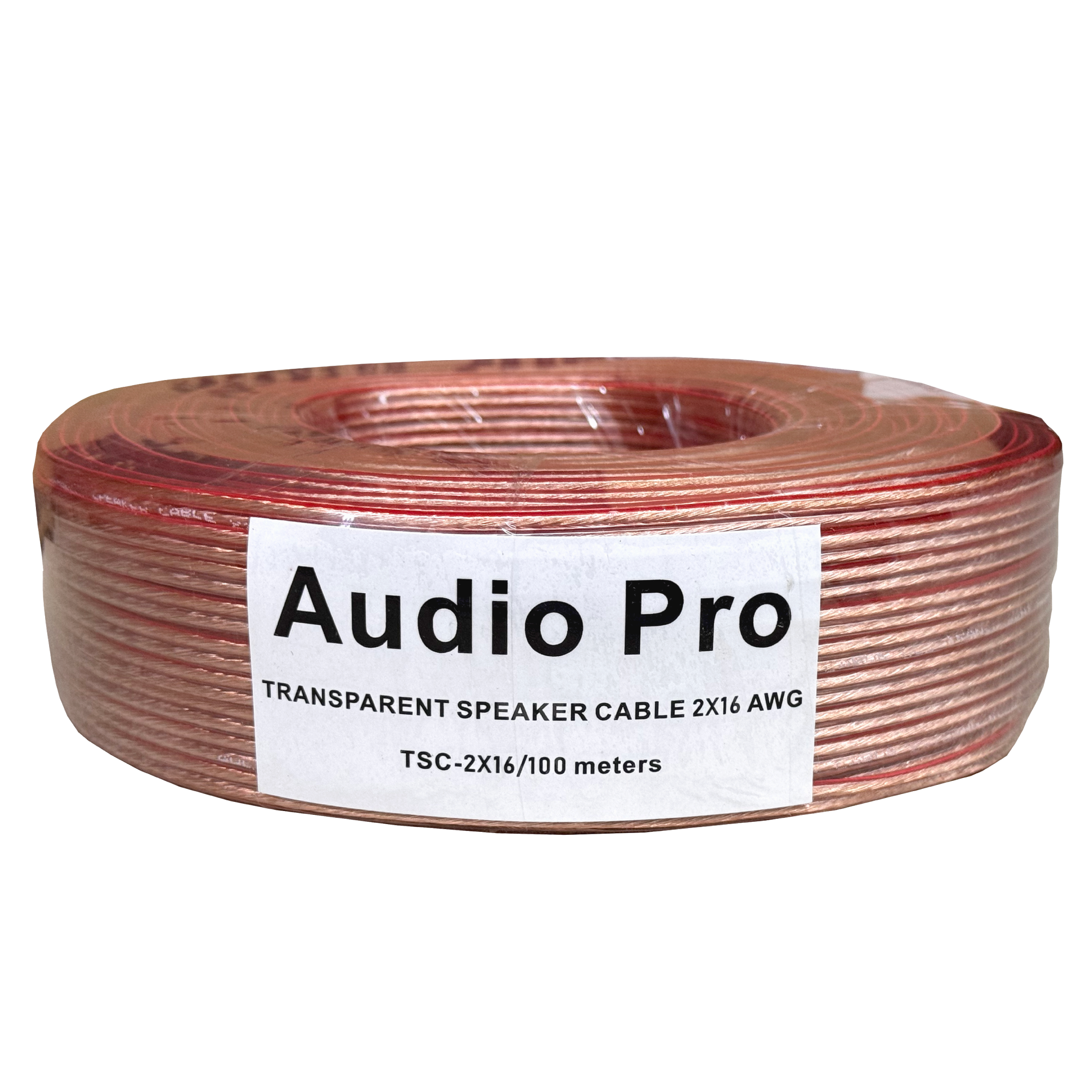 Rollo de Cable de 100m Desoxigenado de 2x16 AudioPro TSC-2X16