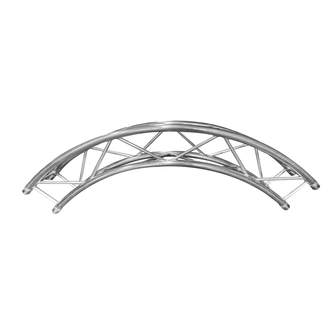 Tramo Círcular de Truss Vento Cuadrado 290×290 mm, Tubo Principal 2mm, Tramo de 3 Metros VTS294-CIRCLE-3M