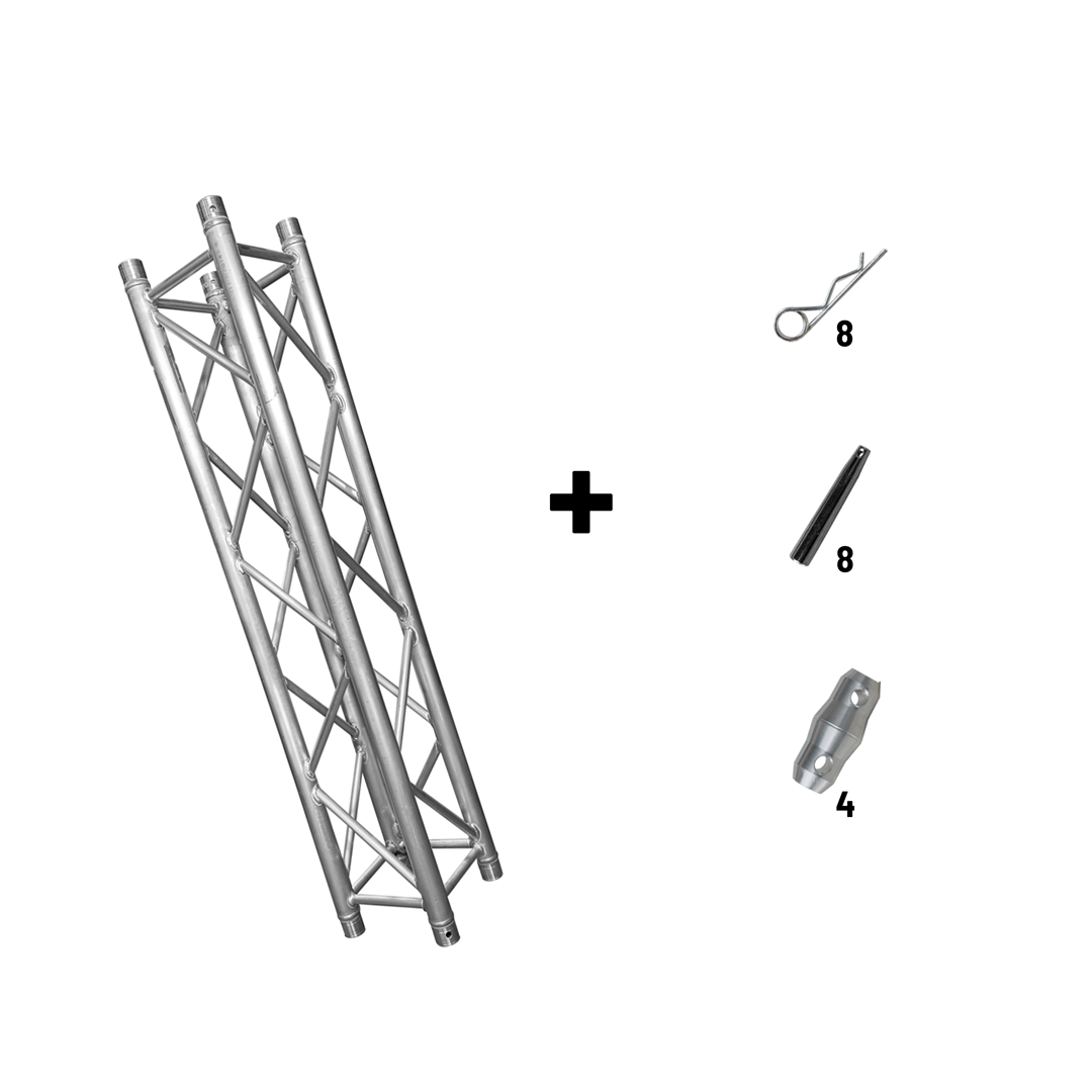 Truss Vento cuadrado 290mm×290mm, Tubo Principal 2mm, Tramo de 1.5 MTS VTS294-1500