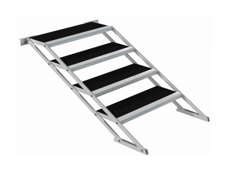 Escalera Vento para Tarima – 2 Peldaños Ajustable (60–100 cm)