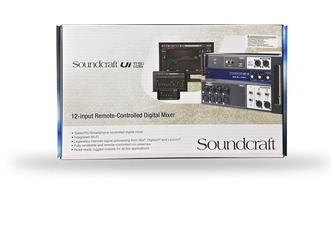 Consola digital Soundcraft Ui12