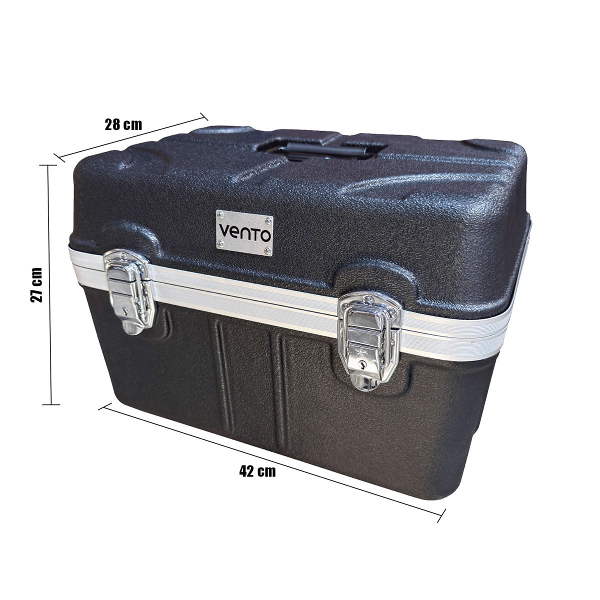 Microphone Rack Case Vento 12 Micrófonos en ABS V-MIC12 – Estuche Profesional