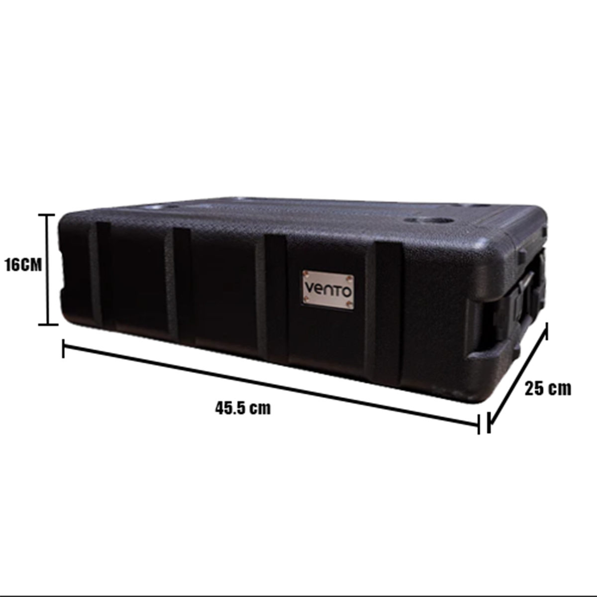 Rack Case Vento 2U en Polietileno PE V-PRO2US – Doble Tapa Compacto