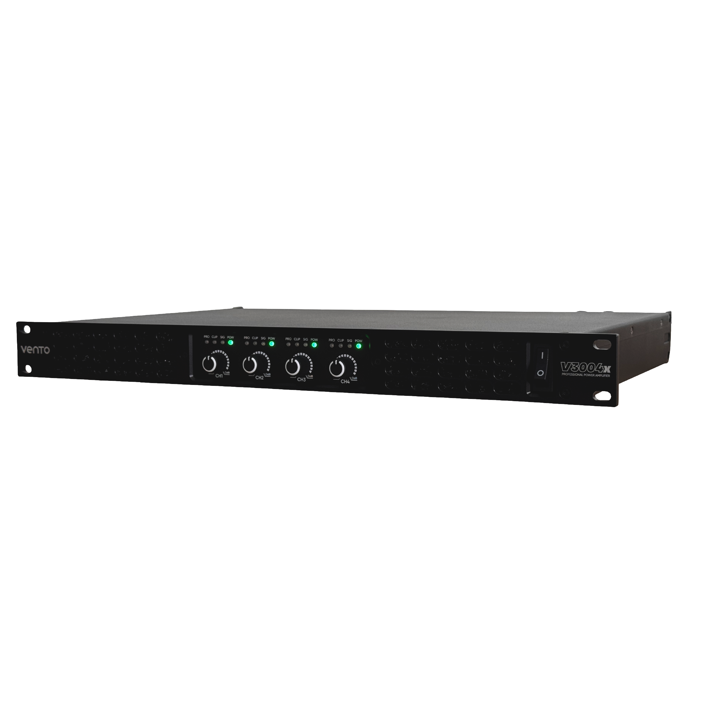 Amplificador de Cuatro Canales Vento V3004X