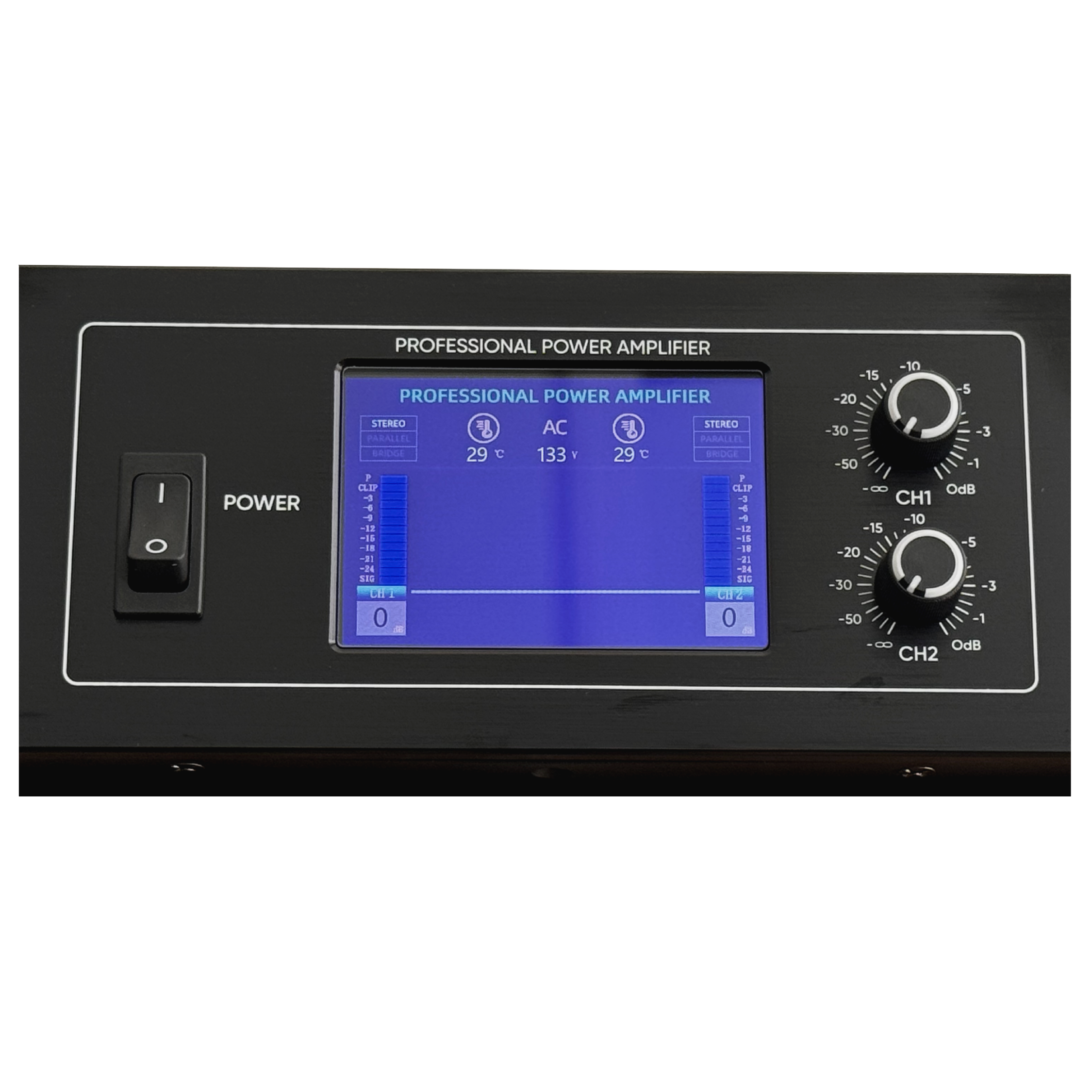 Amplificador Estéreo con Crossover Vento V4002X