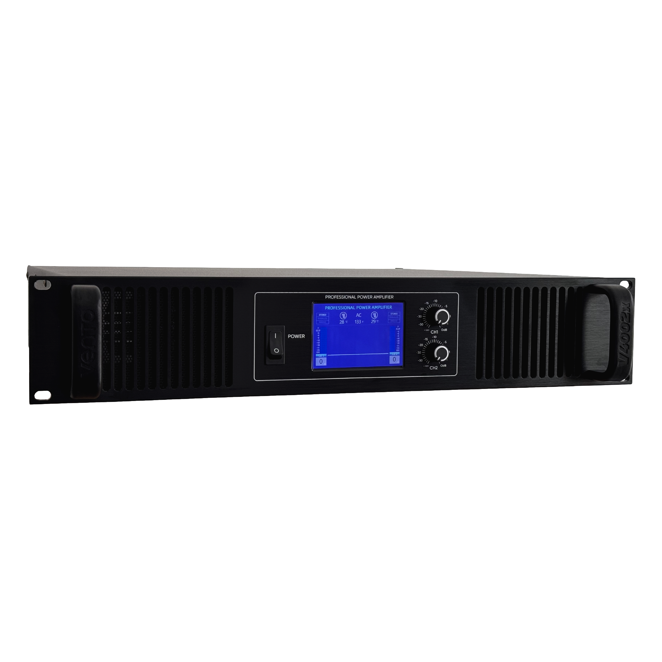 Amplificador Estéreo con Crossover Vento V4002X