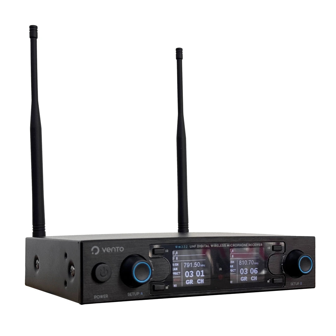Receptor de audio profesional wm232 prendido 