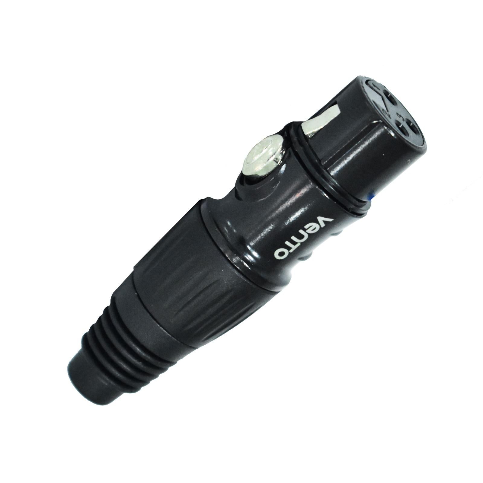 Conector XLR Hembra Vento VC3XLR-H  Profesional 3 Pines