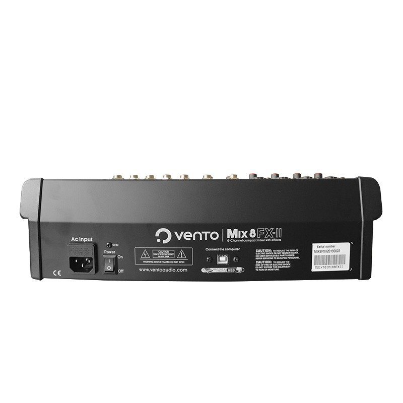 Consola análoga activa Vento Mix8FXII profesional