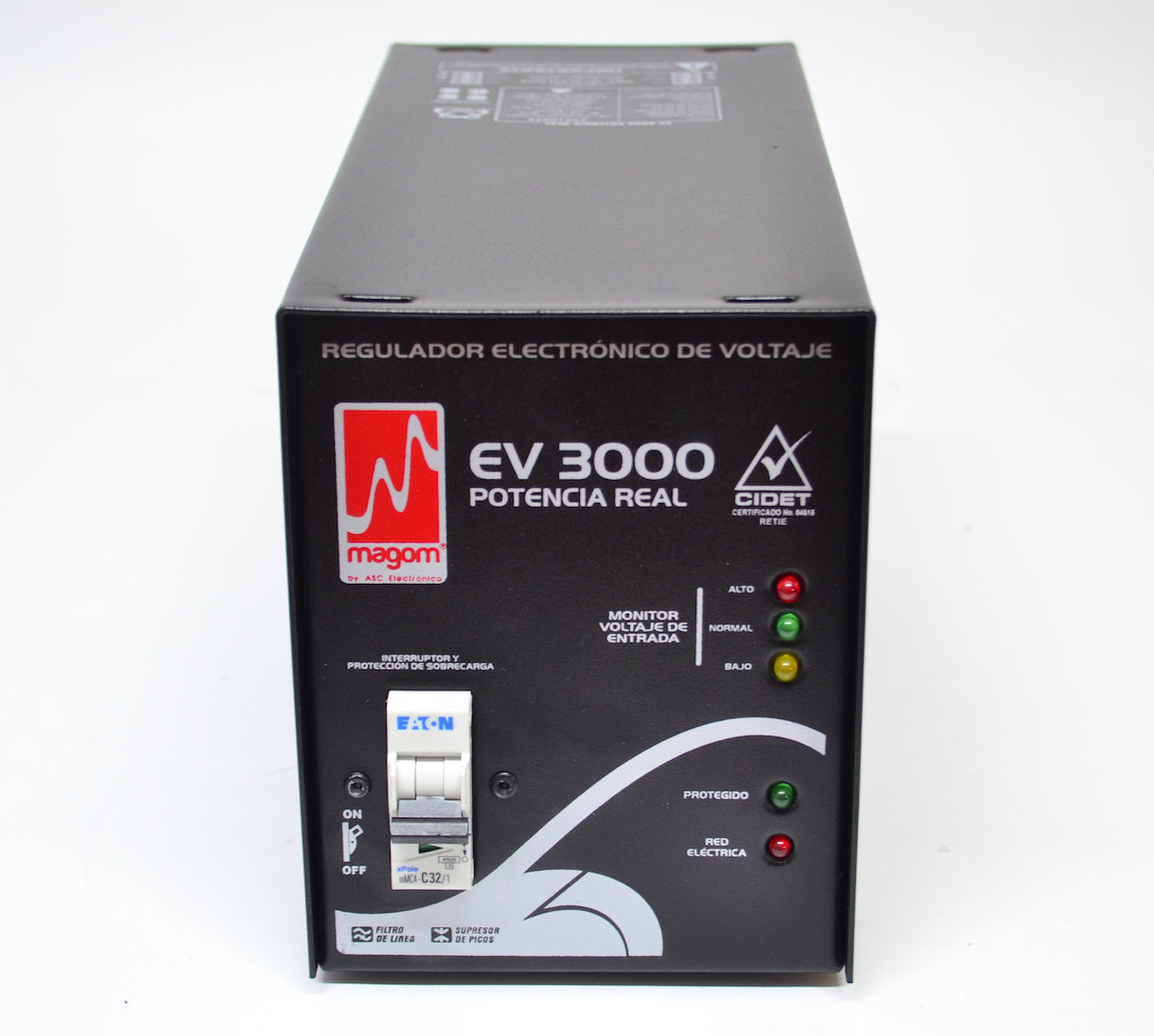 Regulador de energía EV3000 marca MAGOM