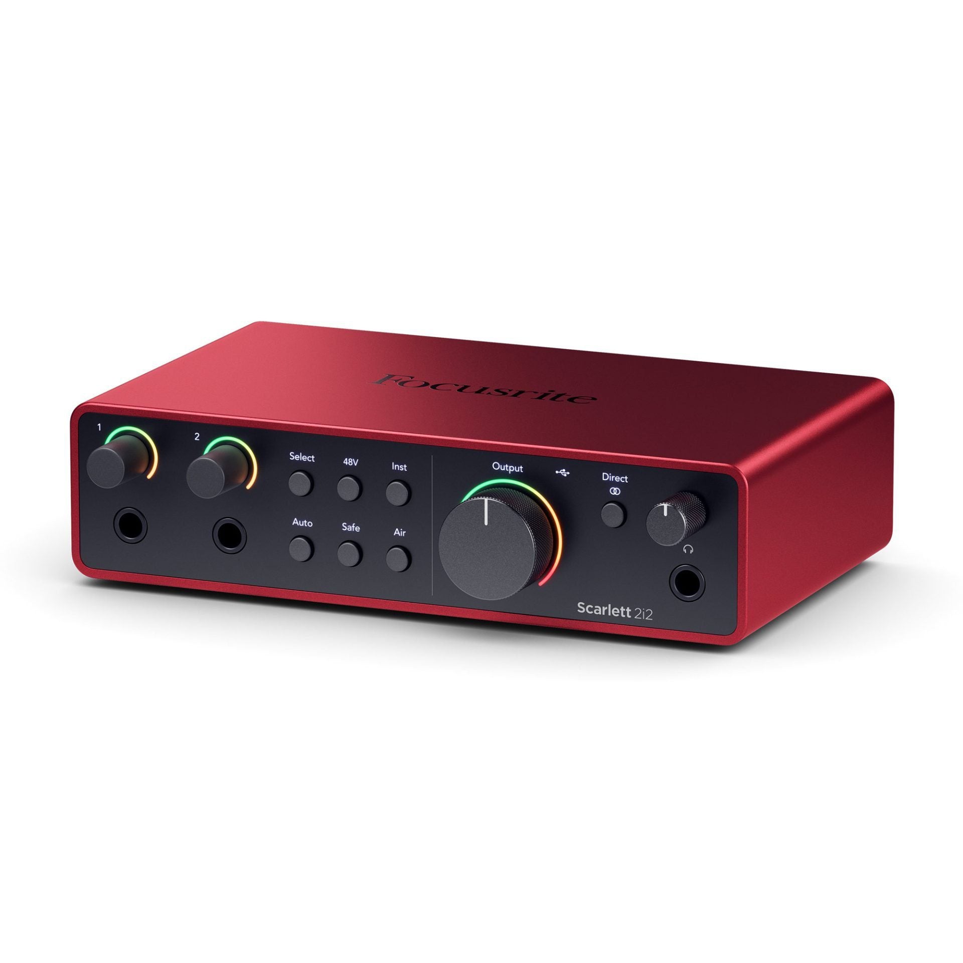 Interfaz de Audio Focusrite Scarlett 2i2 Roja 4ra Generación