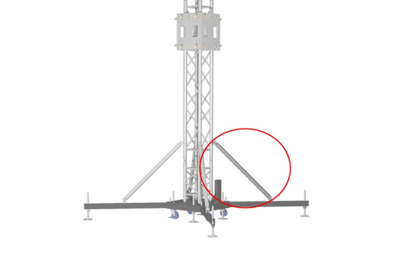 Brazo de Soporte Vento para Truss VTS294BS-ZC1000